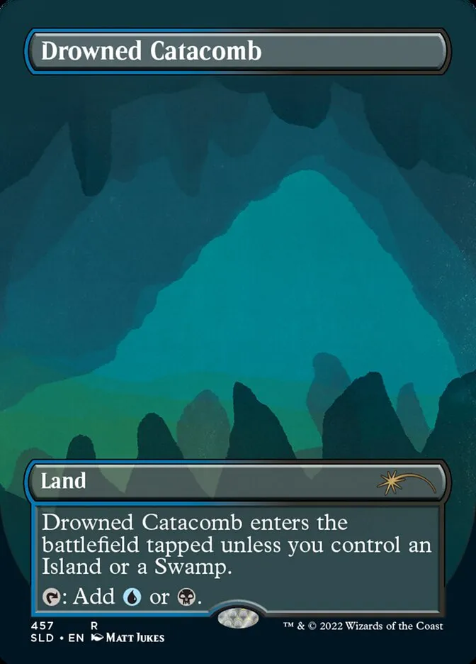 2019 Secret Lair Drop Drowned Catacomb #457 rare card image