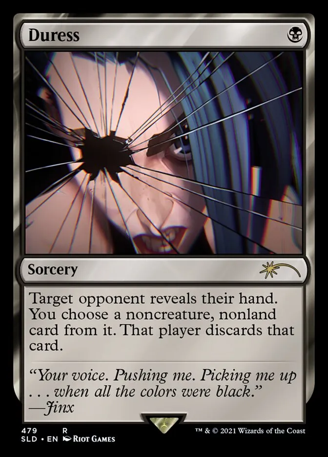 2019 Secret Lair Drop Duress #479 rare card image