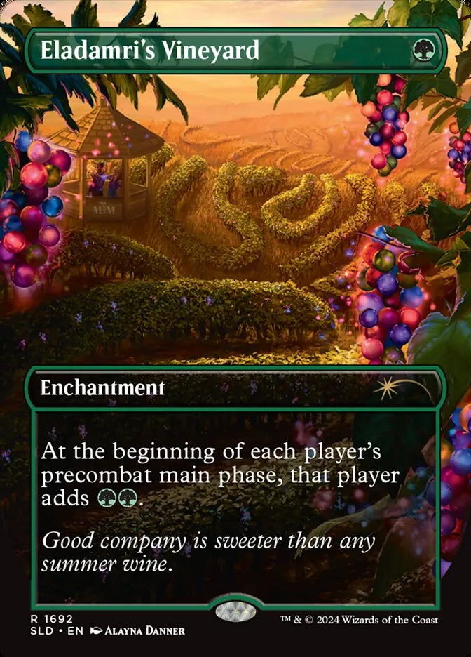 2019 Secret Lair Drop Eladamri's Vineyard #1692 rare card image