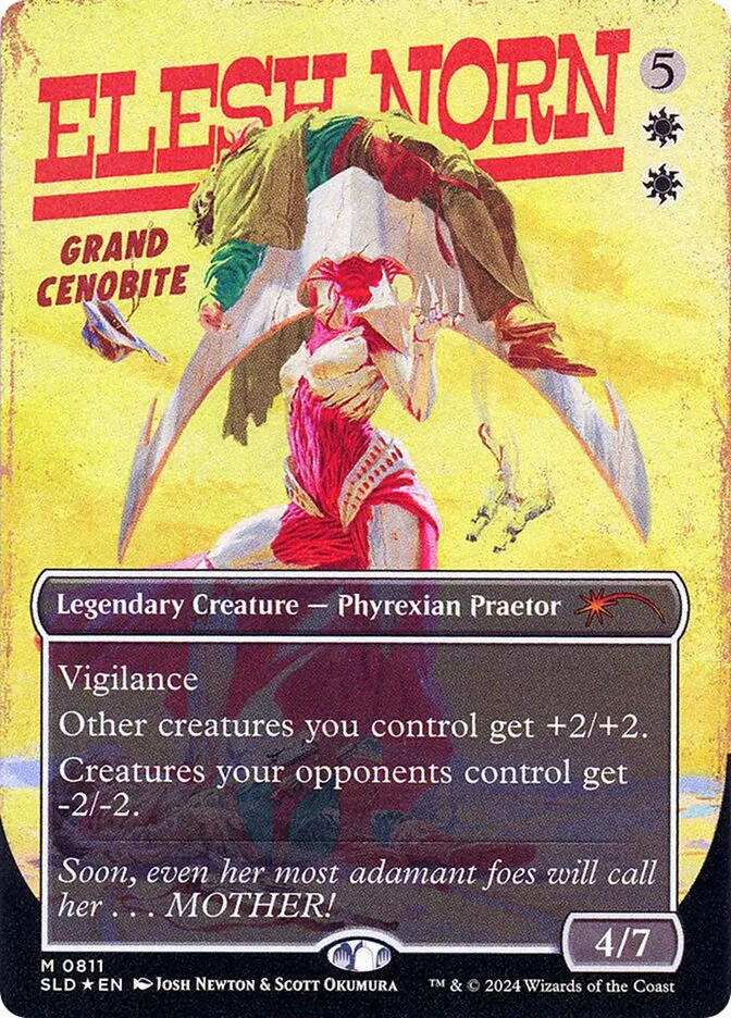 2019 Secret Lair Drop Elesh Norn, Grand Cenobite [Rainbow Foil] mythic #811 mythic card image