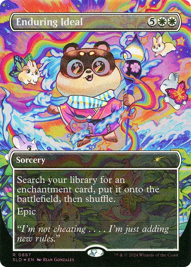 2019 Secret Lair Drop Enduring Ideal #887 rare card image