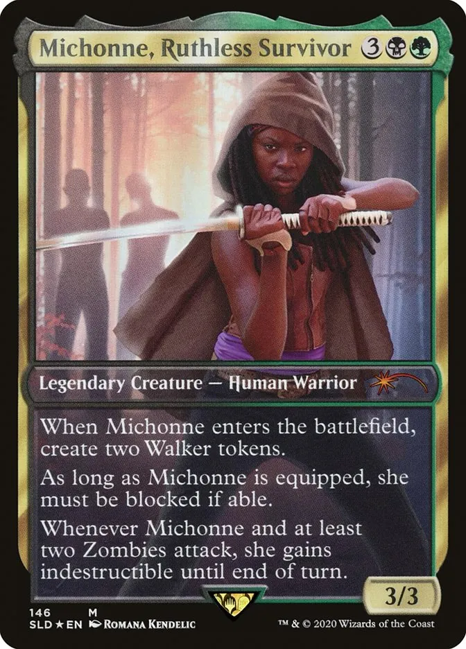 2019 Secret Lair Drop Enkira, Hostile Scavenger mythic #146 mythic card image