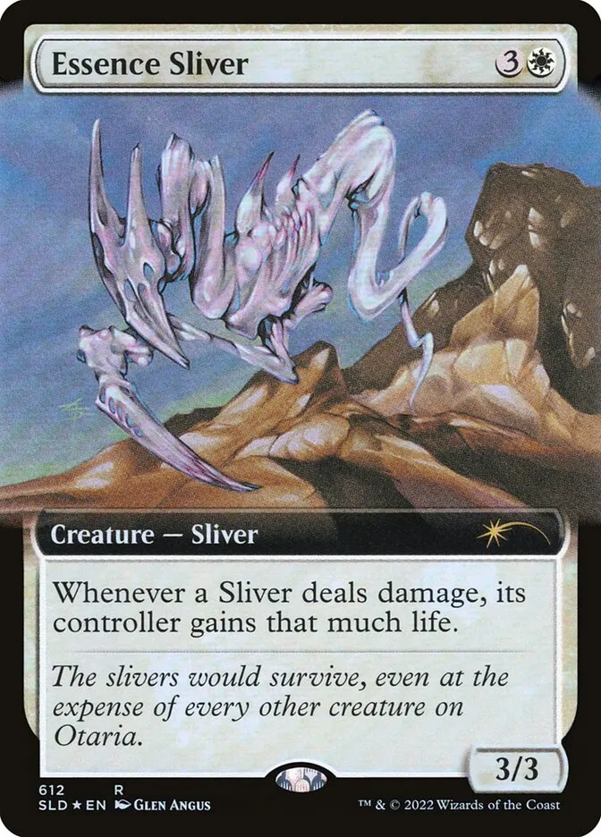 2019 Secret Lair Drop Essence Sliver #612 rare card image