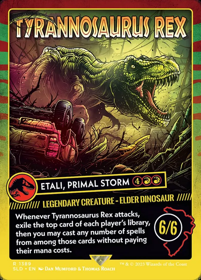 2019 Secret Lair Drop Etali, Primal Storm #1389 rare card image