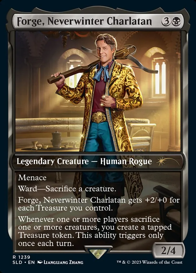 2019 Secret Lair Drop Evin, Waterdeep Opportunist #1239 rare card image