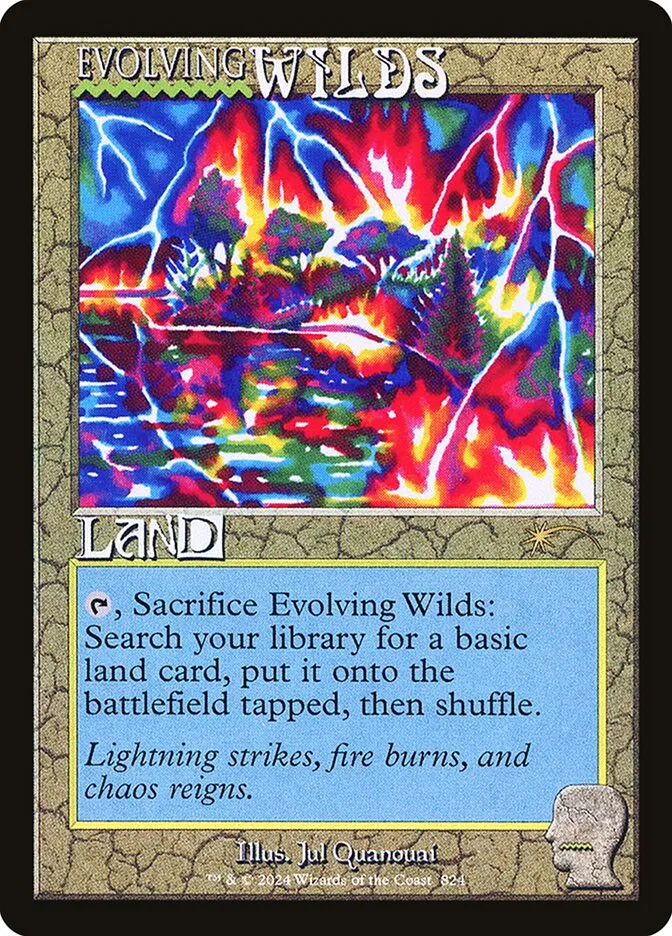2019 Secret Lair Drop Evolving Wilds #824 rare card image