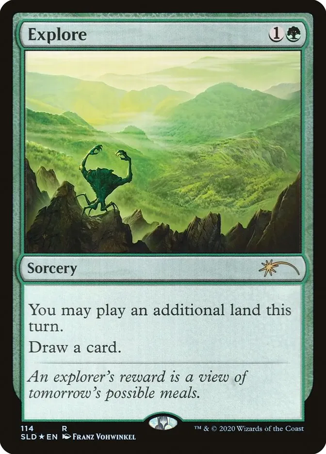 2019 Secret Lair Drop Explore #114 rare card image
