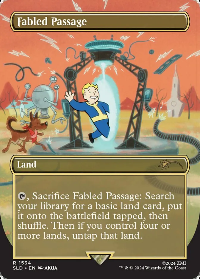 2019 Secret Lair Drop Fabled Passage #1534 rare card image