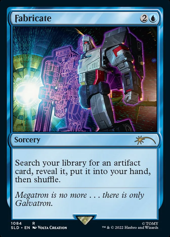 2019 Secret Lair Drop Fabricate #1084 rare card image