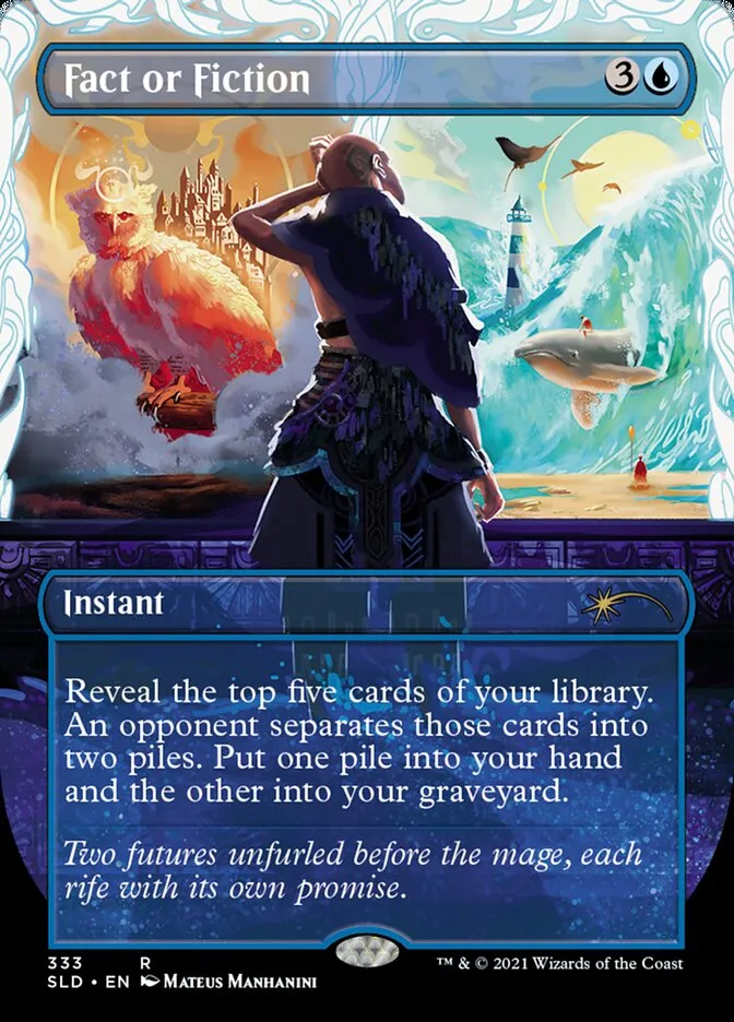 2019 Secret Lair Drop Fact or Fiction [Borderless Foil] rare #333 rare card image