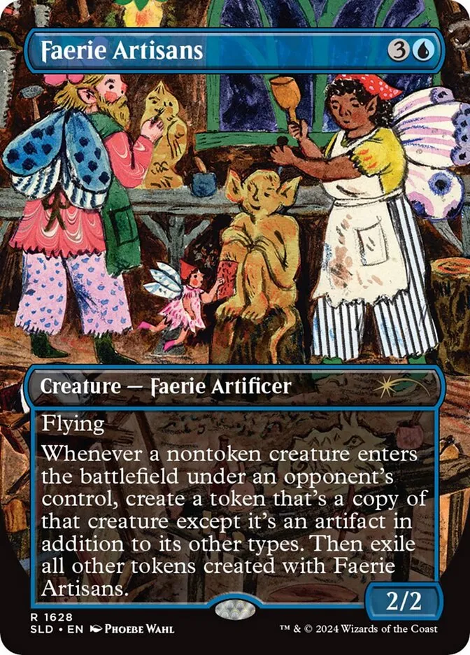 2019 Secret Lair Drop Faerie Artisans #1628 rare card image