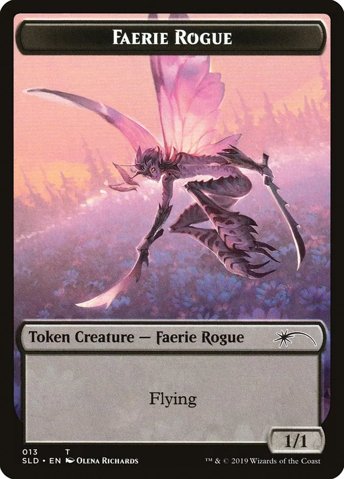 2019 Secret Lair Drop Faerie Rogue common #13 common card image