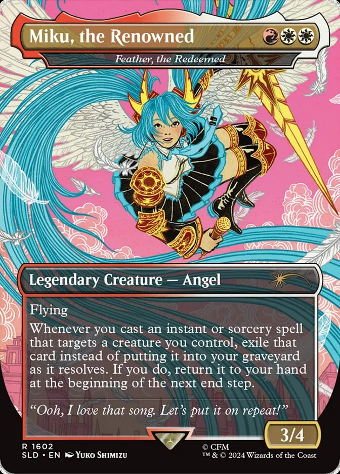 2019 Secret Lair Drop Feather, the Redeemed #1602 rare card image