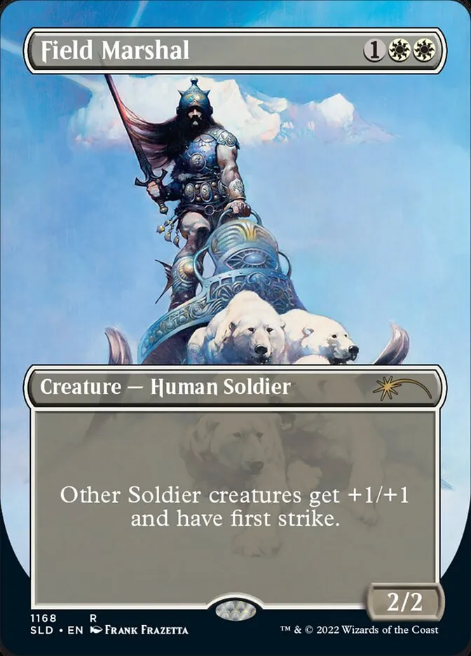 2019 Secret Lair Drop Field Marshal #1168 rare card image