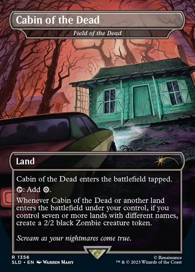 2019 Secret Lair Drop Field of the Dead #1356 rare card image