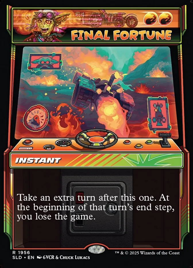 2019 Secret Lair Drop Final Fortune #1956 rare card image