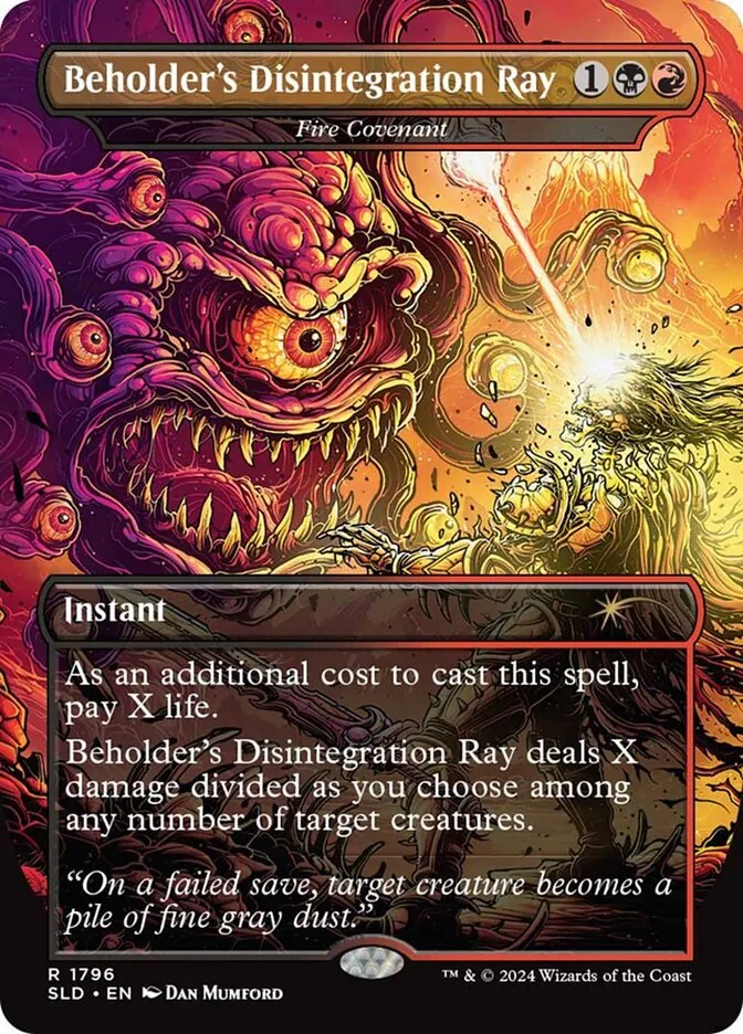 2019 Secret Lair Drop Fire Covenant #1796 rare card image