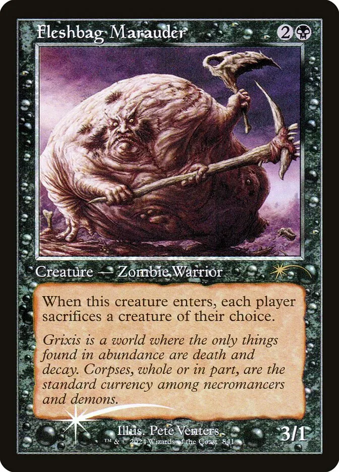2019 Secret Lair Drop Fleshbag Marauder #841 rare card image