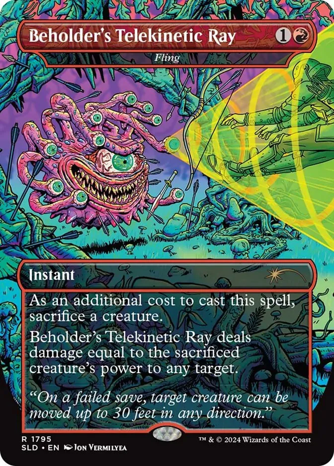 2019 Secret Lair Drop Fling #1795 rare card image