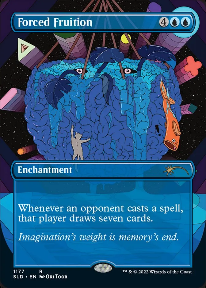 2019 Secret Lair Drop Forced Fruition #1177 rare card image