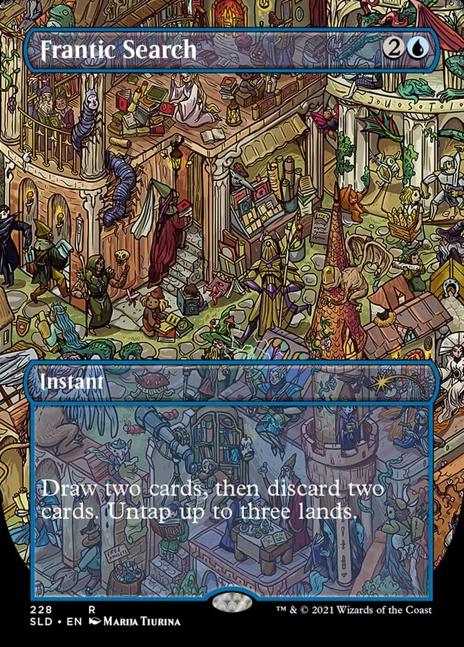 2019 Secret Lair Drop Frantic Search #228 rare card image