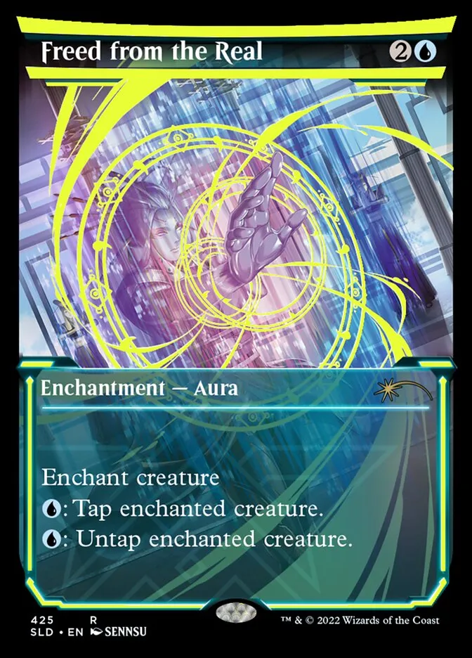2019 Secret Lair Drop Freed from the Real #425 rare card image