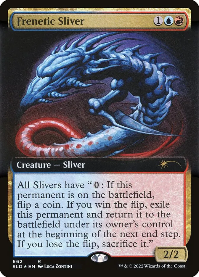 2019 Secret Lair Drop Frenetic Sliver #662 rare card image