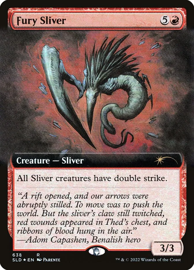 2019 Secret Lair Drop Fury Sliver #638 rare card image