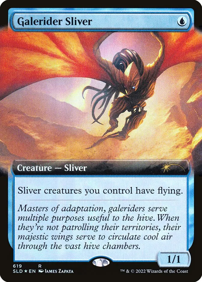 2019 Secret Lair Drop Galerider Sliver #619 rare card image