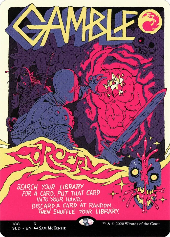 2019 Secret Lair Drop Gamble #188 rare card image