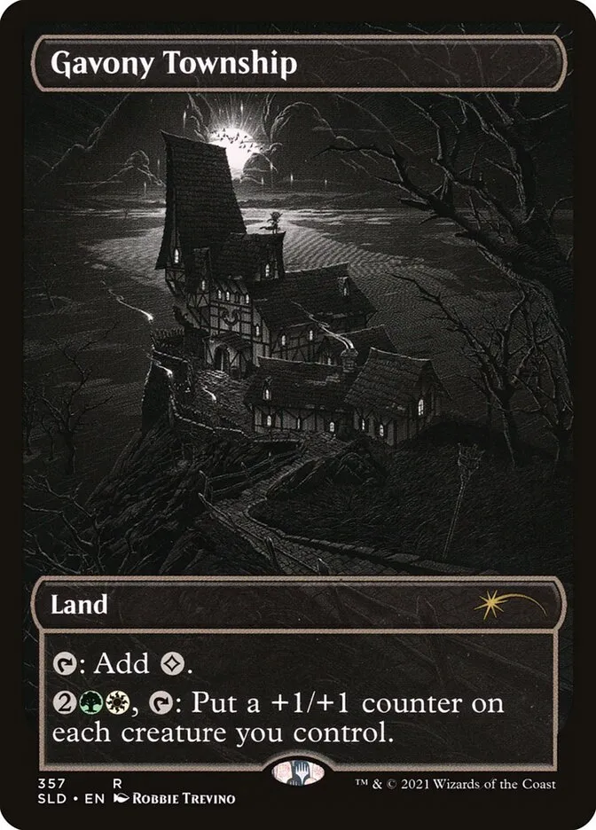 2019 Secret Lair Drop Gavony Township [Foil] rare #357 rare card image