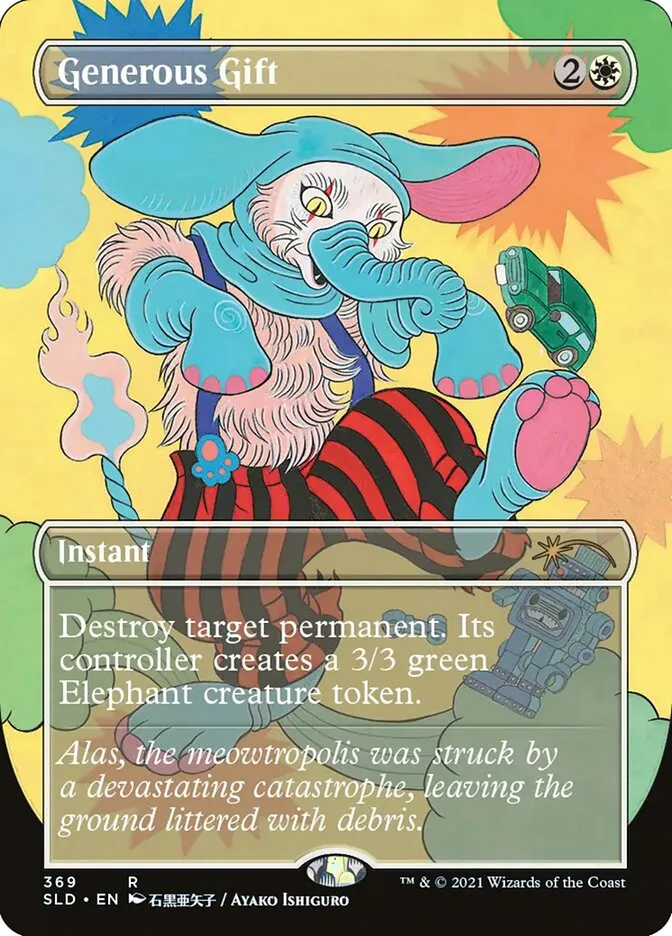 2019 Secret Lair Drop Generous Gift #369 rare card image