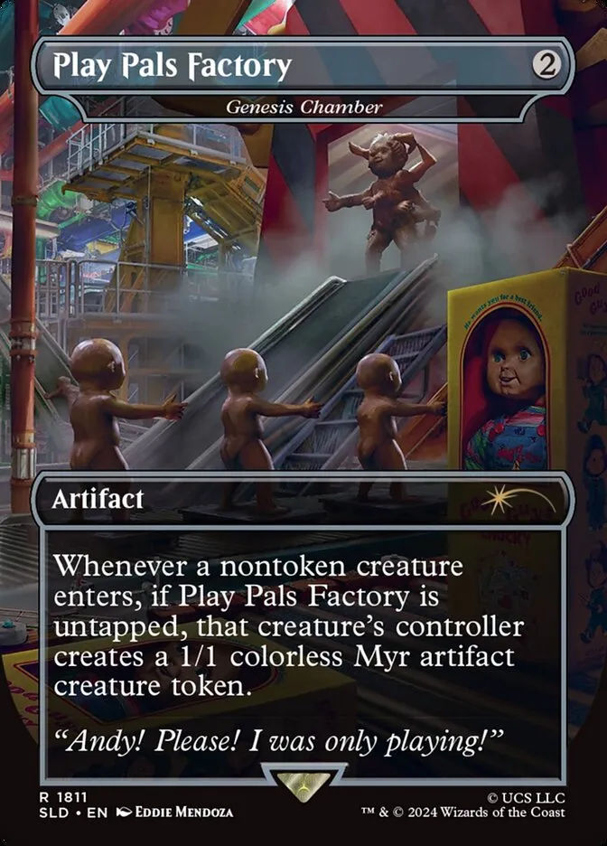 2019 Secret Lair Drop Genesis Chamber #1811 rare card image