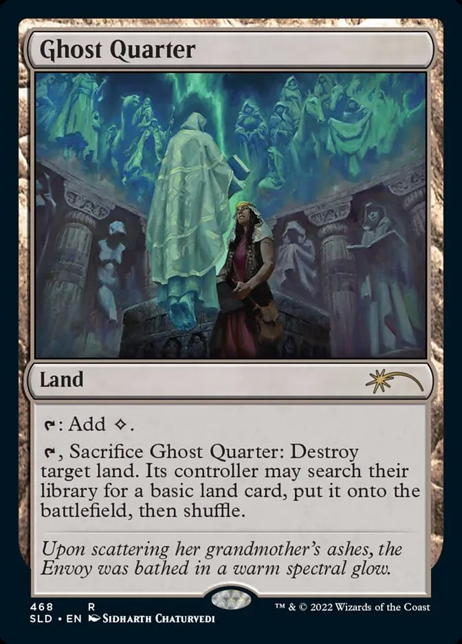 2019 Secret Lair Drop Ghost Quarter #468 rare card image