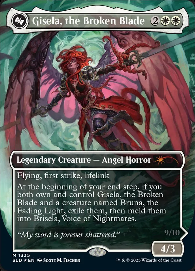 2019 Secret Lair Drop Gisela, the Broken Blade #1335 mythic card image
