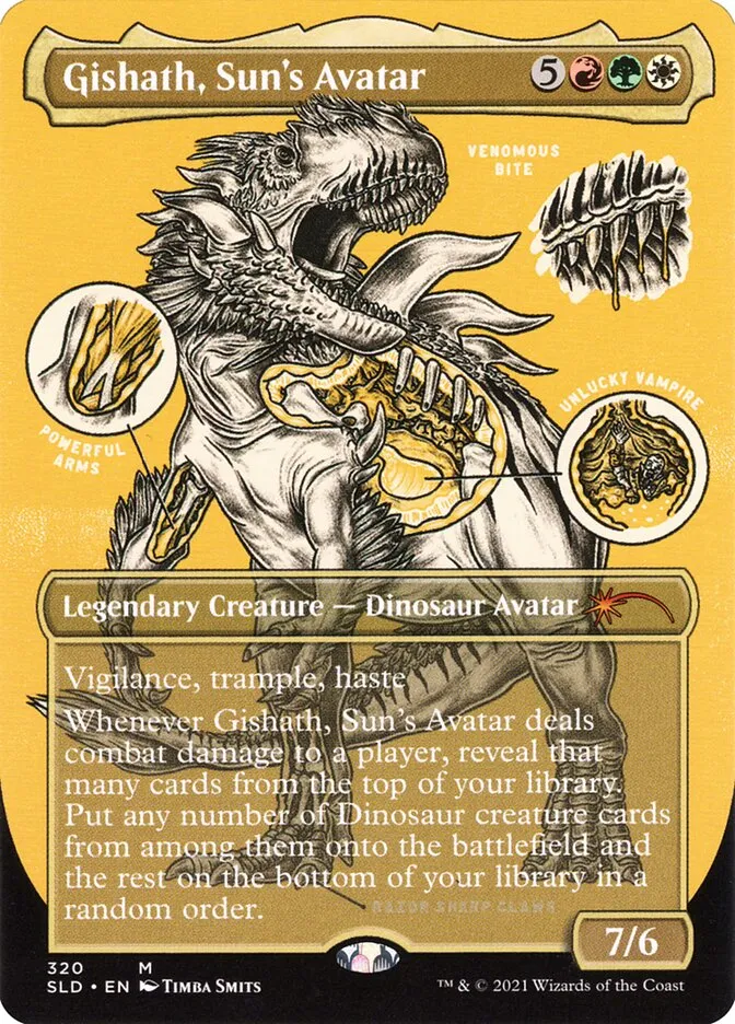 2019 Secret Lair Drop Gishath, Sun's Avatar mythic #320 mythic card image