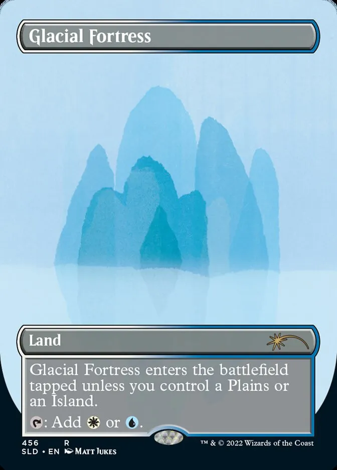 2019 Secret Lair Drop Glacial Fortress #456 rare card image