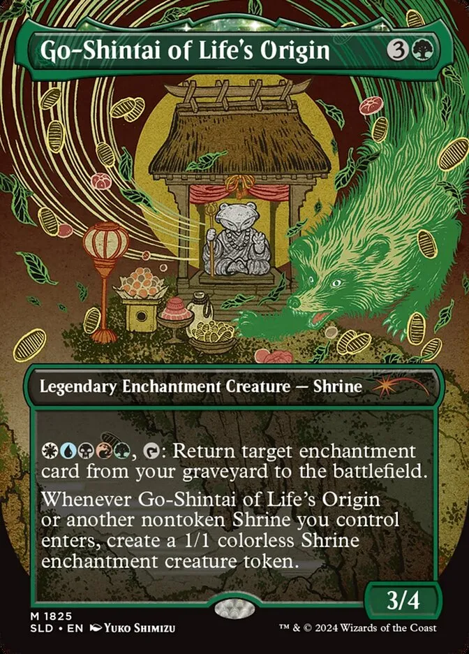 2019 Secret Lair Drop Go-Shintai of Life's Origin [Rainbow Foil] mythic #1825 mythic card image