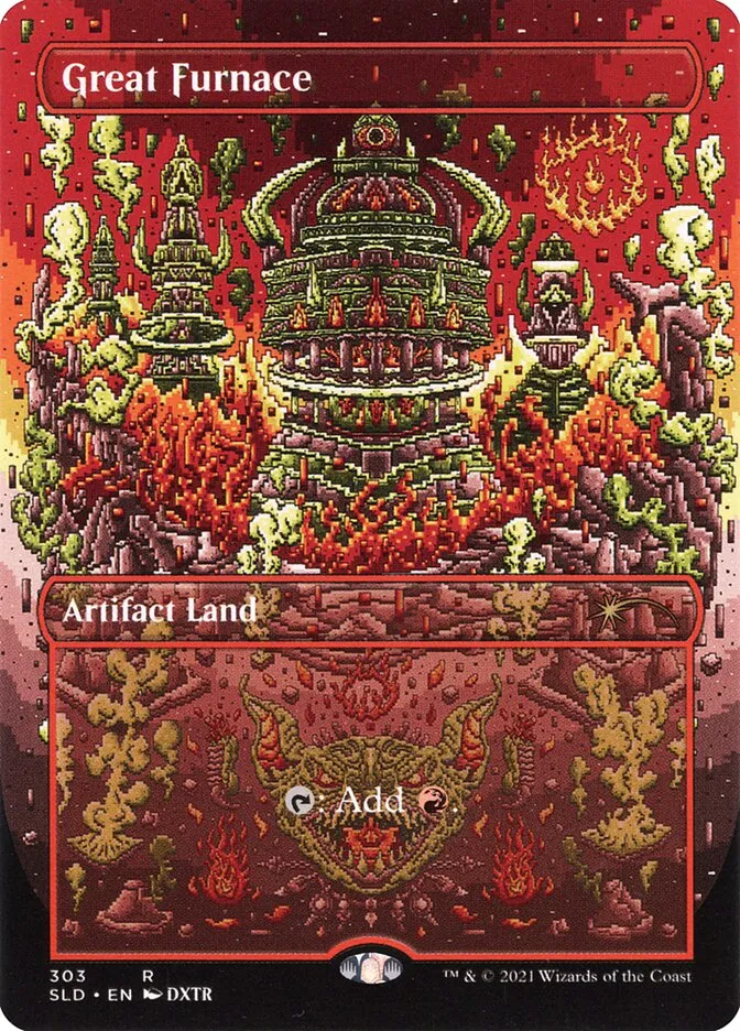 2019 Secret Lair Drop Great Furnace #303 rare card image