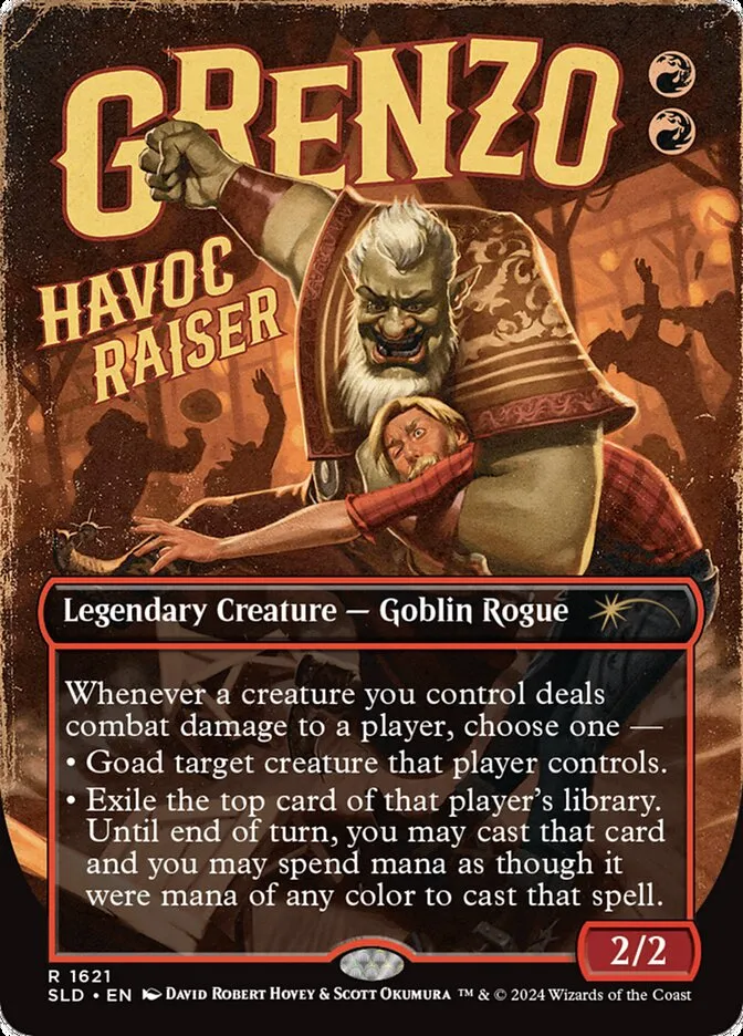 2019 Secret Lair Drop Grenzo, Havoc Raiser #1621 rare card image