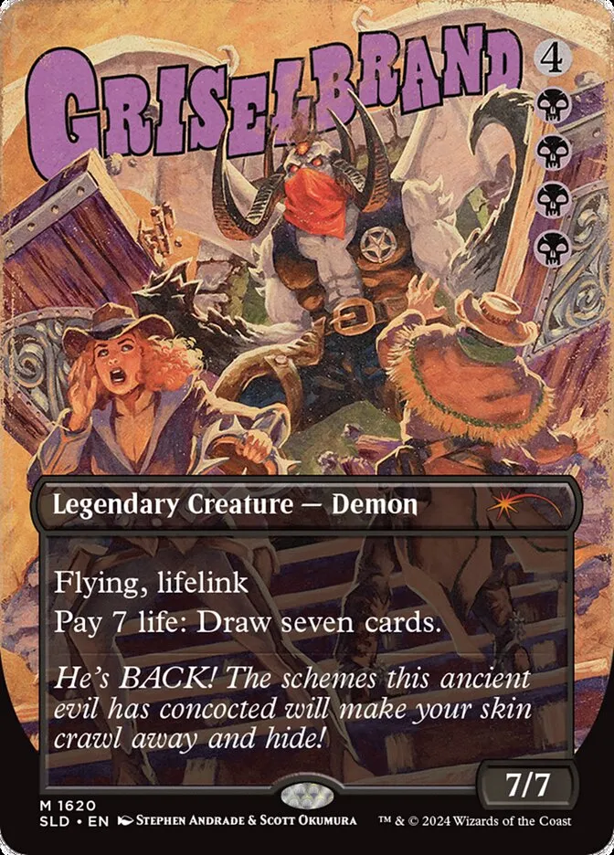 2019 Secret Lair Drop Griselbrand #1620 mythic card image