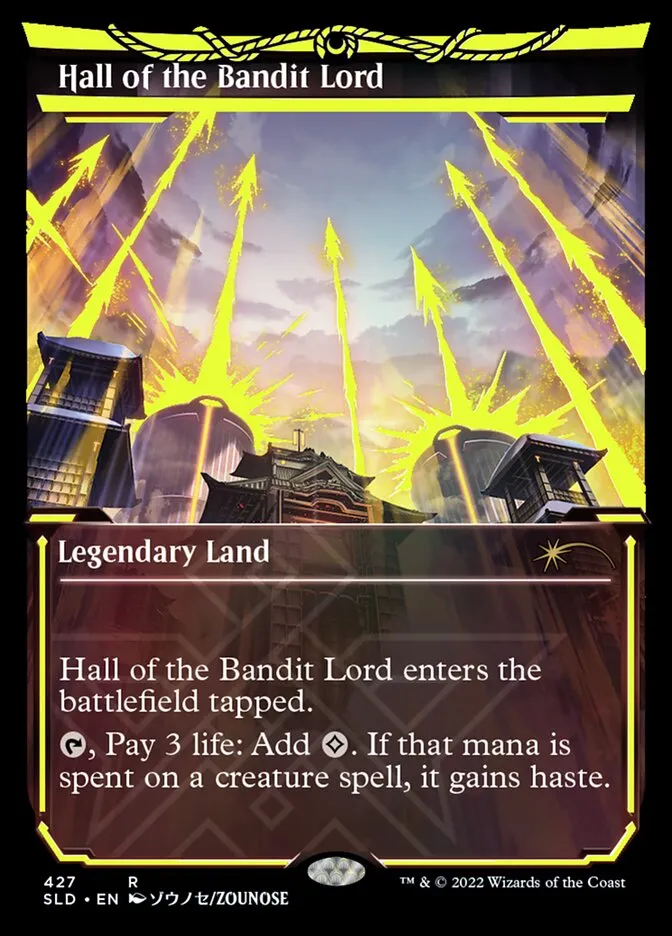 2019 Secret Lair Drop Hall of the Bandit Lord #427 rare card image