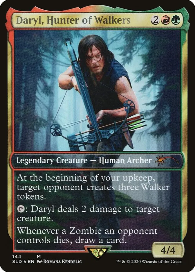 2019 Secret Lair Drop Hansk, Slayer Zealot mythic #144 mythic card image