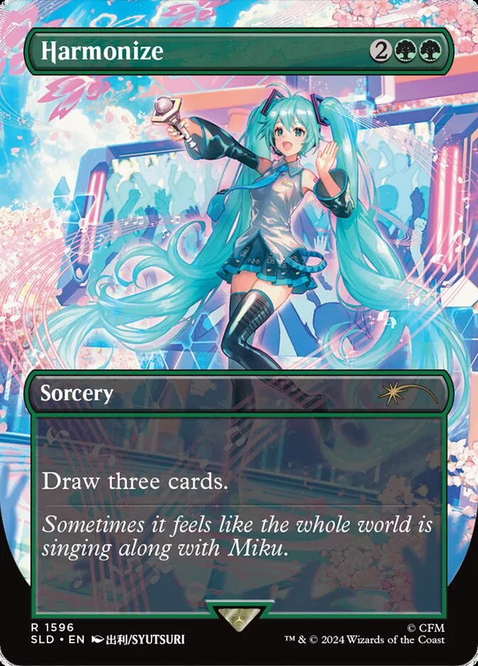 2019 Secret Lair Drop Harmonize #1596 rare card image