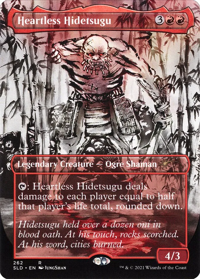 2019 Secret Lair Drop Heartless Hidetsugu [Foil] rare #262 rare card image