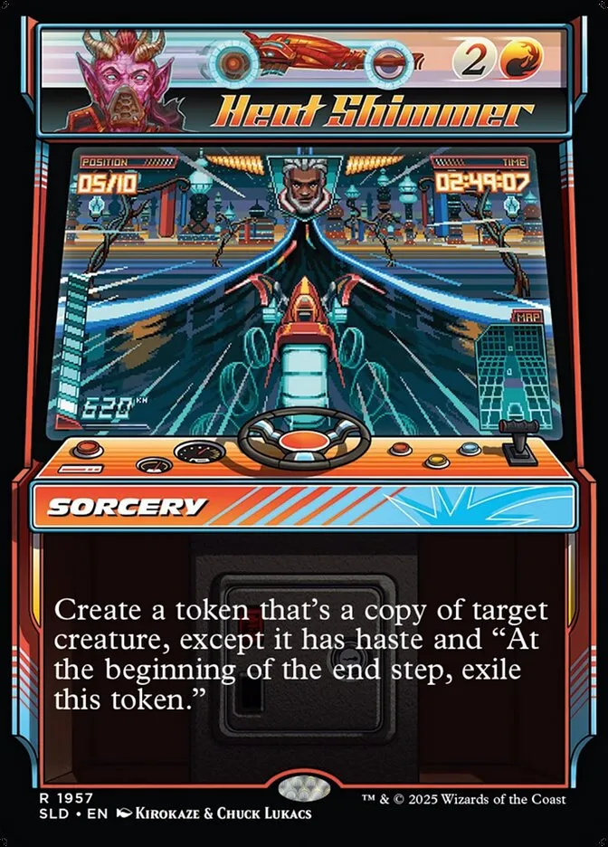 2019 Secret Lair Drop Heat Shimmer #1957 rare card image