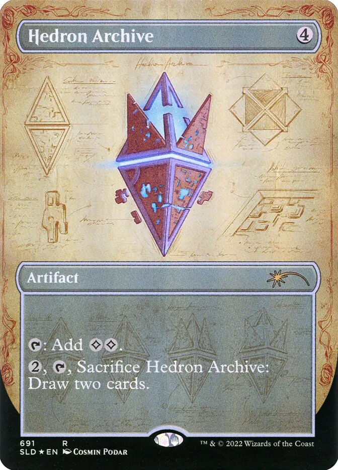2019 Secret Lair Drop Hedron Archive #691 rare card image