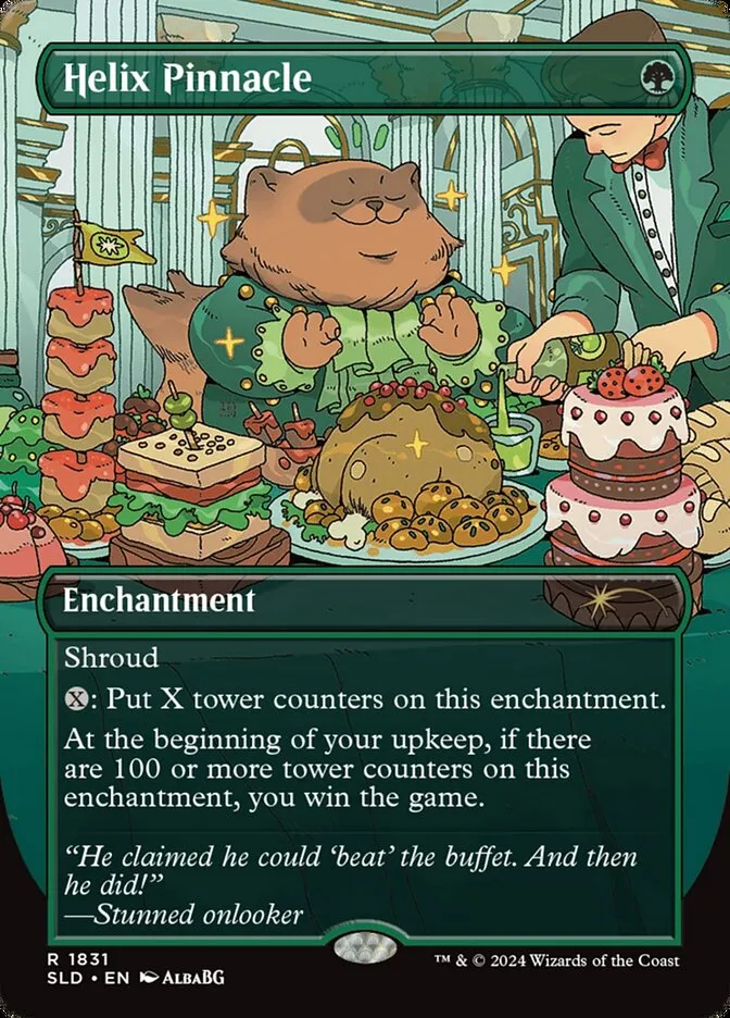 2019 Secret Lair Drop Helix Pinnacle #1831 rare card image