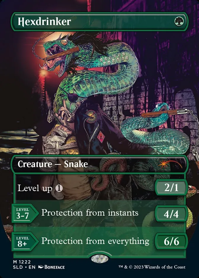 2019 Secret Lair Drop Hexdrinker mythic #1222 mythic card image