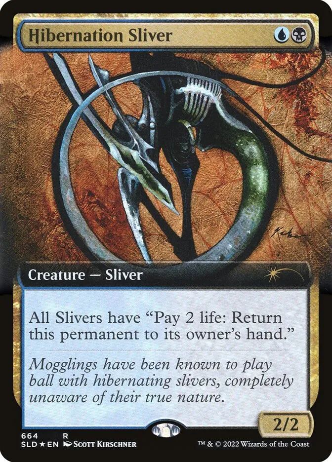 2019 Secret Lair Drop Hibernation Sliver #664 rare card image